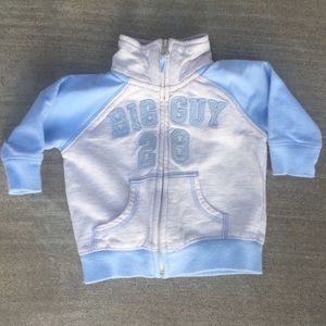 Carter’s zip up jacket, 3 months, Big Guy 28, EUC